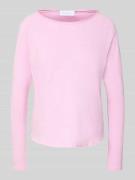 Rich & Royal Longsleeve mit Rollsaum in Rosa, Größe L