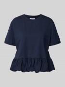 Rich & Royal T-Shirt mit Rundhalsausschnitt in Marine, Größe L