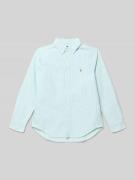 Polo Ralph Lauren Teens Regular Fit Freizeithemd aus reiner Baumwolle ...