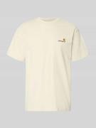 Carhartt Work In Progress T-Shirt mit Label-Stitching und Rundhalsauss...