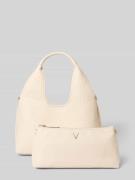 VALENTINO BAGS Handtasche in Leder-Optik Modell 'Samba' in Ecru, Größe...