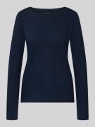 Tom Tailor Regular Fit Langarmshirt aus Bio-Baumwoll-Mix in Marine, Gr...