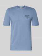 Scotch & Soda T-Shirt mit Rundhalsausschnitt in Hellblau, Größe L