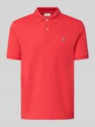 Gant Slim Fit Poloshirt mit Logo-Stitching in Apricot, Größe 4XL