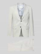 Roy Robson Regular Fit Blazer aus Viskose-Mix mit Zierbesatz in Silber...