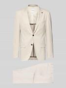 Roy Robson Regular Fit Blazer aus Viskose-Mix mit Zierbesatz in Beige,...