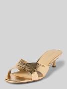 MICHAEL Michael Kors Sandalette aus Leder im Metallic-Look Modell 'CAS...