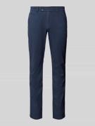 bugatti Regular Fit Chino mit Gesäßtaschen in Blau, Größe 32/32