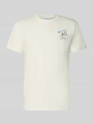 Manuel Ritz T-Shirt mit Motiv-Print und Rundhalsausschnitt in Offwhite...
