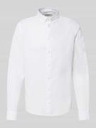 Casual Friday Regular Fit Leinenhemd mit Button-Down-Kragen Modell 'An...