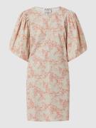 JUST FEMALE Kleid aus Seersucker Modell 'Brisk' in Beige, Größe XL