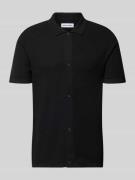 Jack & Jones Regular Fit Freizeithemd mit Polokragen und Knopfleiste i...