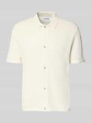 Jack & Jones Regular Fit Freizeithemd mit Polokragen und Knopfleiste i...