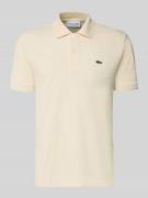 Lacoste Regular Fit Poloshirt aus reiner Baumwolle in Beige Melange, G...