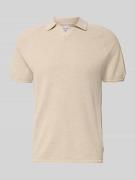 Jack & Jones Regular Fit Poloshirt mit Strukturmuster Modell 'HILL' in...
