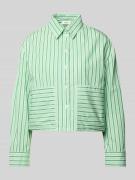 s.Oliver RED LABEL Loose Fit Langarmbluse aus reiner Baumwolle in Hell...