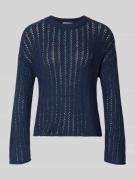 Tom Tailor Denim Comfort Fit Strickpullover im Semitransparenter Optik...