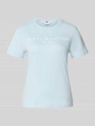 Tommy Hilfiger Regular Fit T-Shirt aus reiner Baumwolle in Hellblau, G...