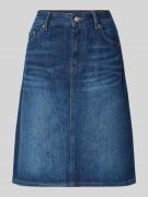 Tommy Hilfiger Körpernaher Jeansrock aus reiner Baumwolle in Blau Mela...