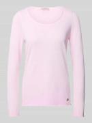 Smith and Soul Longsleeve mit Rundhalsausschnitt in Hellrosa, Größe L