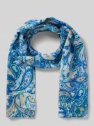 Codello Schal mit Label-Detail in Blau, Größe 1