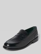 Clarks Slipper aus beschichtetem Leder Modell 'CraftJames' in Black, G...