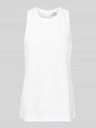 ECOALF Top aus Leinen mit Rundhalsausschnitt Modell 'SIA' in Weiss, Gr...