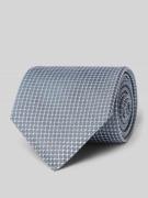 BOSS Seidenkrawatte mit Allover-Muster in Blau, Größe 1