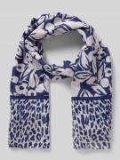 More & More Schal in rechteckiger Form in Marine, Größe 1