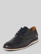 BULLBOXER Derby aus Leder mit Schnürung in Marine, Größe 41