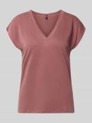 Only Loose Fit T-Shirt aus Modal-Mix Modell 'FREE' in Rostrot, Größe L