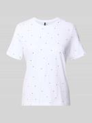Vero Moda Shaped Fit T-Shirt aus reiner Baumwolle Modell 'PAULINA AOP'...
