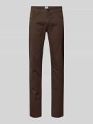 Brax Hose mit Eingrifftaschen Modell 'Chuck' in Dunkelbraun, Größe 32/...