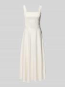 Jake*s Cocktail Midikleid in A-Linie in Ecru, Größe 32