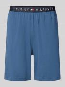 Tommy Hilfiger Regular Fit Sweatshorts aus Baumwoll-Mix in Dunkelblau,...