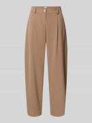 Brax Wide Fit Stoffhose mit Schurwoll-Anteil Modell 'Megan' in Beige, ...