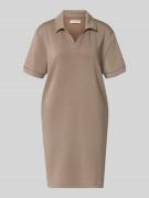 Marc O'Polo Polokleid mit Modal-Anteil in Taupe, Größe S
