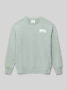 CHAMPION Regular Fit Poloshirt mit V-Ausschnitt in Schilf, Größe 140