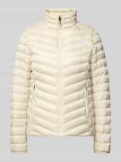 The North Face Steppjacke mit Stehkragen und Label-Stitching in Beige,...