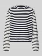 s.Oliver RED LABEL Boxy Fit Pullover aus reiner Baumwolle in Ocean, Gr...