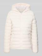 CARS JEANS Steppjacke mit Kapuze Modell 'THELMA' in Kitt, Größe L