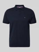 HECHTER PARIS Regular Fit Poloshirt aus Baumwolle in Marine, Größe L