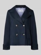 More & More Jacke aus Lyocell-Mix in Marine, Größe 36