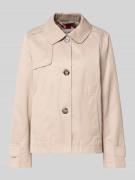 Gil Bret Jacke mit Umlegekragen und Eingrifftaschen in Beige, Größe 36