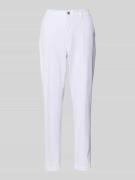 MAC Chino mit Eingrifftaschen in Weiss, Größe 36