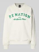 P.E Nation Sweatshirt mit Label-Stitching und Rundhalsausschnitt in He...