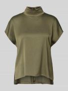 Drykorn Blusenshirt mit Stehkragen Modell 'ALARIA' in Oliv, Größe 34