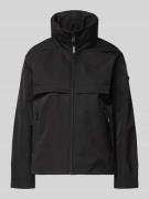 khujo Jacke mit Stehkragen in Black, Größe M