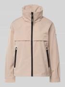 khujo Jacke mit Stehkragen in Beige, Größe L