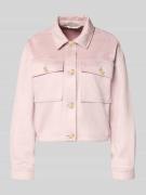 Only Regular Fit Jacke in Lederoptik mit Brustpattentaschen Modell 'BE...